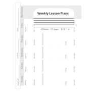 Weekly Lesson Plan Book for Teachers (Landscape Edition): 60 Weeks of Two-Page Planning Spreads with Objectives, Activities, Assessments, ... Perfect for Classroom and Homeschool Teachers