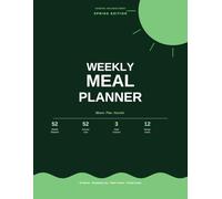 Weekly Meal Planner with Grocery List: 52 Weeks of Spring Meal Planning | Breakfast, Lunch, Dinner & Snacks | Shopping Lists by Category, Habit ... Goals | Large 8.5 x 11 - Spring Edition