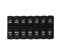 Weekly Medicine Dispenser - Tablet Planning Holder, Morning Evening Pill