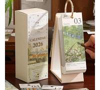 Weekly Organizer - Table Calendar Mat, 2.36x7.08in Scheduler with Anti Bleed Stock, Fiberboard Backing Monthly Layout with Corners, Blotting Accessory for Corporate Building