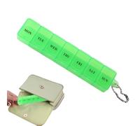 Weekly Pill Organizer | Clear Pill Organizer Travel | Dustproof Piļl