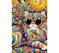 Weekly Planner 2025 Cat: Weekly Calendar 2025 Cats with motivational quotes, 6"x9", 53 weeks, undated, notes, reflexions