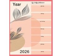 Weekly Planner 2026: Designed to help you stay organized and productive throughout the week