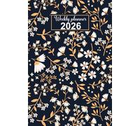 Weekly planner 2026: diary week to view, a5, 12months from January to December.