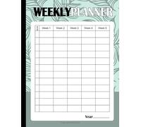 Weekly Planner: blank weekly planner for 52 weeks : Large size 8.5 x 11" easy to use
