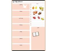 Weekly Planner: declutter your life, plan out your day 6 x 9", 100 pages