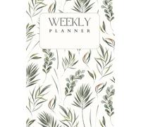 Weekly Planner Planificador Semanal: Agenda Diaria, Planificador Semanal con Lista de Tareas, Motivación y Productividad, Tapa Dura, Planificador Semanal Anual