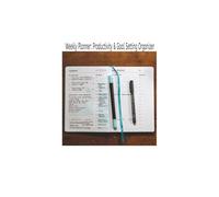 Weekly Planner: Productivity & Goal Setting Organizer: Stay Focused, Build Better Habits & Achieve Your Goals with Weekly, Monthly & Habit Tracking Layouts