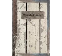 Weekly Planner: White and Gray Board Cover Journal 6x9 with 156 Pages - Four Unique Templates for Notes and Schedules - Classic Wood-Inspired Cover - Undated Organizer for Everyday Planning
