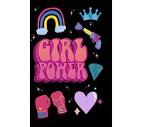 Weekly planner with girl power cover (black)