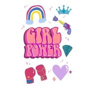 Weekly planner with girl power cover graphics (small)