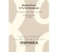Weekly Reset and To-Do Notebook: A Simple 3-Month Planner for Weekly Planning, Priorities, and Reflection