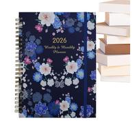 Weekly Schedule Planner, Portable Diary Notebook For Home, Business A5 Ring Binder 2026 Calendar Planner, Classrooms Work Meetings Traveling Business