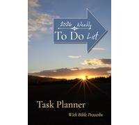 Weekly To-Do List 2026: Task Planner with Bible Proverbs