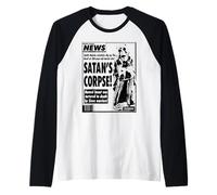 Weekly World News - Satan's Corpse Cover Maglia con Maniche Raglan