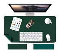 Weelth Tappetino da ufficio multifunzione impermeabile in pelle PU double face per ufficio o casa