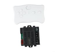WEELYE RX23 2.4G Telecomando e ricevitore 12V - Scatola di controllo di ricambio per auto elettriche per bambini, adatto per modelli RX23, include funzione di avvio delicato (RX23 full set)