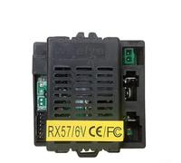 Weelye RX57 6V 12V Ricevitore CE/FCC Trasmettitore per auto elettrica per bambini 2.4G, scatola di controllo di ricambio per veicoli elettrici per bambini (RX57 6 V)