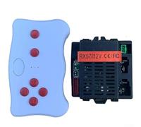 Weelye RX57 6V 12V Ricevitore CE/FCC Trasmettitore per auto elettrica per bambini 2.4G, scatola di controllo di ricambio per veicoli elettrici per bambini (TX10 e RX57 12V)