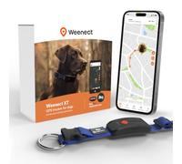 Weenect Dog XT - Collare GPS per Cani | Abbonamento necessario | Una posizione al secondo • Antenna XL • 3 settimane di autonomia • Avviso antifuga < 1 min • Waterproof • Collare JK9