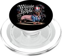 Weenie il popolo bassotto patriottico 4 luglio Umorismo PopSockets PopGrip per MagSafe