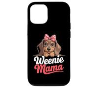 Weenie Mama Bassotto Amante, Carino Weiner Salsiccia Cane Mamma Custodia per iPhone 12/12 Pro