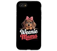 Weenie Mama Bassotto Amante, Carino Weiner Salsiccia Cane Mamma Custodia per iPhone SE (2020) / 7 / 8