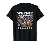 Weenie the People, simpatico bassotto, bandiera americana, 4 luglio Maglietta