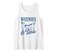 Weenies E Tinis Hot Dog con Martini Cocktail Party Canotta