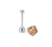 Weenwill Apriuova in Acciaio Inox,Separatore di Gusci d'uovo Apri Uova Tagliauovo Cracker per Uova Testa d'uovo per Tagliare e Separare i Gusci D'uovo