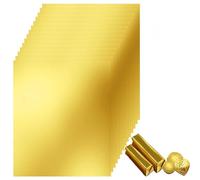 Weenwill Involucri in Alluminio per Cioccolato,100 PCS Fogli Alluminio Caramelle,19 × 16 cm Carta da Imballaggio in Lamina d'oro in Alluminios per Decorazioni Fai da Te per Cioccolatini e Caramelle