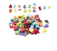 Weenwill Lettere e Numeri Magnetici per Bambini,108 Pz Calamite da Frigorifero Magnetici Colorati Calamite Alfabetiche e Numeriche per Bambini Giocattolo Didattico per Giocattoli Educativi