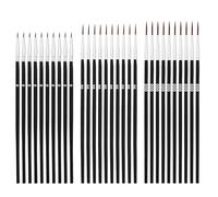 Weenwill Pennelli per Pittura a Punta Fine,30 PCS Pennelli per Pittura Artistica con Punta Fine e 3 Misure per Modellismo,Miniature,Pittura,Acquerello,Acrilico,Truccabimbi