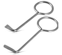 Weenwill Set di Grimaldelli,2 PCS Chiave Universale per Serrature Professionali per Serrature a Catena Chiave in Acciaio Inox per Aprire Quasi tutte le porte,Chiave per Porte da Camera