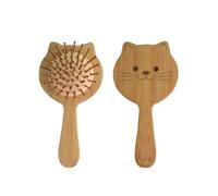 Weenwill Spazzola per Capelli per Bambini,Spazzola Bambina Mini Spazzolas Capelli Spazzolas Districante Bambina di Bambù per Capelli Bamboo Brush per Bambini Ragazze