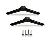 Weenwill Supporto universale per TV, confezione da 2 piedini universali per TV con 4 viti di fissaggio, con fondo antiscivolo, piedini di ricambio per TV, compatibili con Samsung, LG, JVC e Hisense
