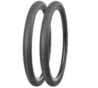 WEEROCK 27.5 Inch MTB Bike Tires 2 Pack Tires Folding Bead Replacement Tyre 27.5 x 1.95 for 27.5 Inch Bicycles MTB Mountain Bicycle, Black