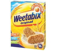 Weetabix Original Whole Grain - Cereali per la prima colazione - Cereali integrali - Alta fibra, basso contenuto di zucchero, basso contenuto di grassi - 7x430g