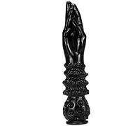 WEETVRI Fallo morbido a forma di mano BDSM con forte ventosa, falli anali morbidi ed elastici, plug anale extra grande, stimolatore del punto G, giocattolo del sesso anale, giocattolo del sesso anale