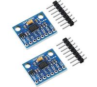 Weewooday 2 Modulo Sensore di Gravità Digitale a 3 Assi GY-291 di ADXL345 Accelerometro Inclinazione di Accelerazione Modulo di Accelerazione a 3 Assi ADXL345 Compatibile con Arduino Raspberry Pi