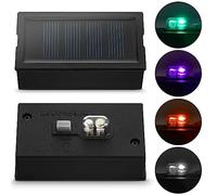 Weewooday 2 Pezzi di Pannelli Solari di Ricambio per Luci Solari con Interruttore On/Off da 4 x 7 cm Ricambio per Luce Fotovoltaica Lampade LED da Giardino Sospese all'Aperto Lanterne Decorative