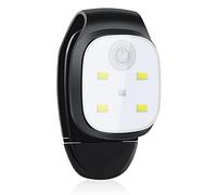 Weewooday Clip Notturna All'aperto sulle Luci di Marcia Luce LED Ricaricabile USB Riflettente Accessori da Corsa Leggeri in Plastica per Luci di Sicurezza (1 Pacco)