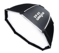 Weeylite Softbox ottagonale da 65 cm con attacco Bowens Speedring, diffusore interno ed esterno con borsa per il trasporto per studio fotografico, illuminazione flash video