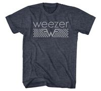 Weezer - A Righe - Manica Corta - Grigio Chiaro - Adulto - T-Shirt