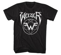 Weezer - Logo IN Metallo - Manica Corta - Adulti - T-Shirt