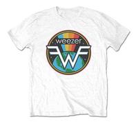 Weezer Symbol Logo White autorizzato Uomo maglietta