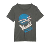 Weezer - Viaggio Verso Il Pianeta Blu Maglietta, Donna Plus-Size, Asfalto, 4X