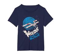 Weezer - Viaggio Verso Il Pianeta Blu Maglietta, Donna Plus-Size, Navy, 6X