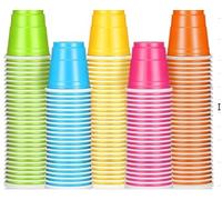 WEFHEF 250 Pezzi Bicchieri da Shot in Plastica Colorati 60 ml Bicchierini Plastici per Caffè Mini Bicchieri Colorati Riutilizzabile Senza BPA per Espresso Bar Feste e Casa (5 Colori)