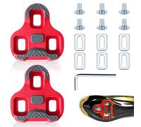 Weflay - Tacchetti per bicicletta compatibili con pedali Look Keo, 3 fori Grip Blade 2 Max Carbon, set di tacchetti per bicicletta da corsa, MTB, set di accessori per bicicletta